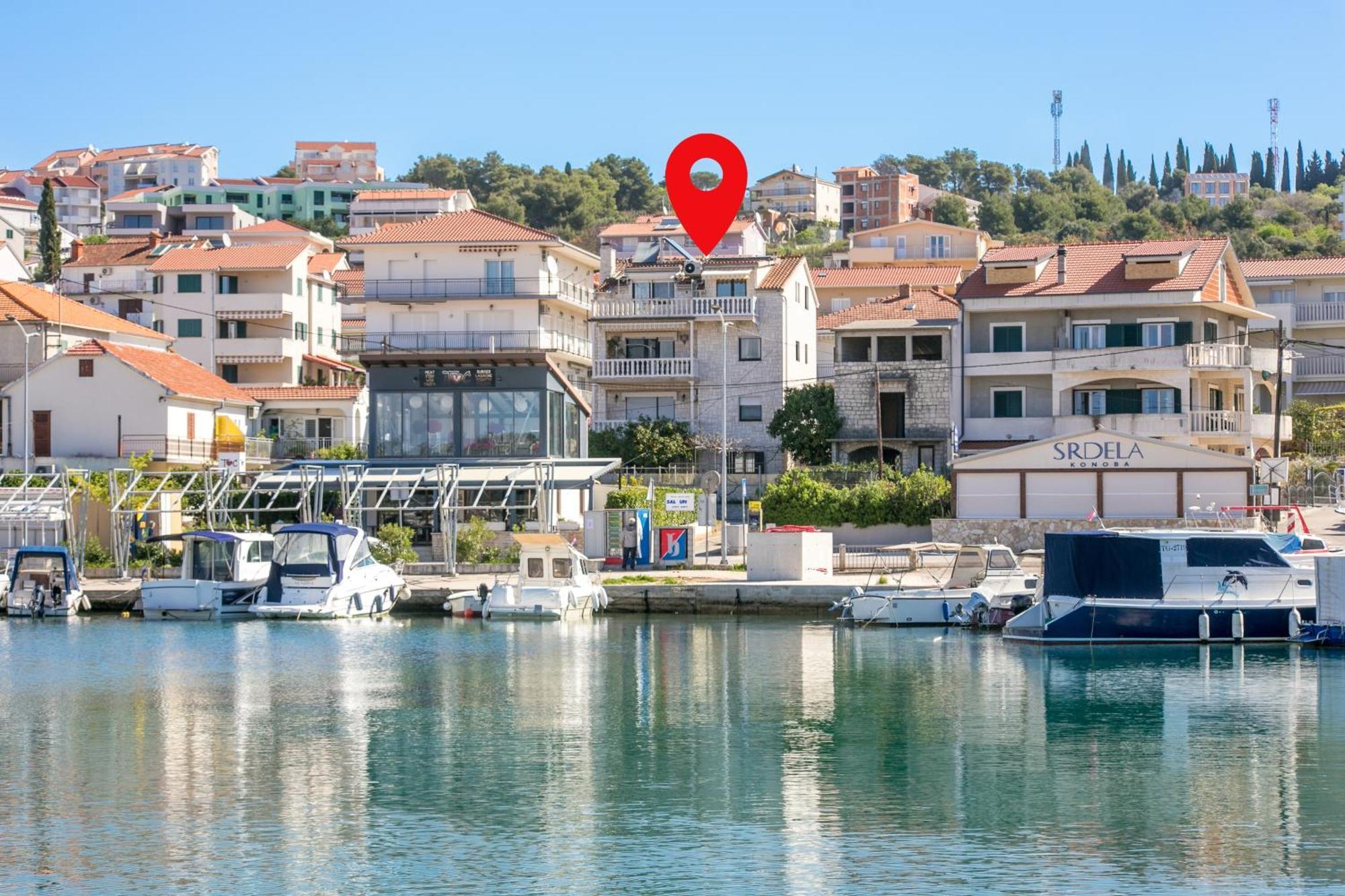 Seaside Apartments With A Swimming Pool Okrug Gornji, Ciovo - 11374 Трогір Екстер'єр фото